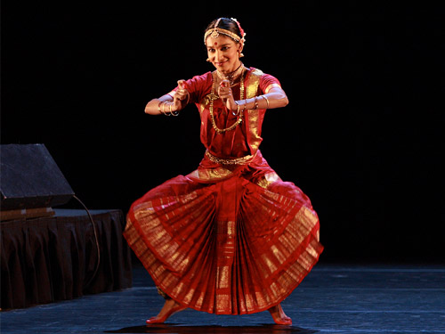 Shantala Shivalingappa (Paris, France) in her own choreography for Rasalila piece from Shiva Ganga (Love Poem on Krishna and Radha)